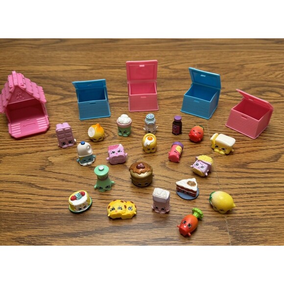 Shopkins Season 6 Chef Club Food Shopkins‎ Lot Of 20 Mini Figures, 4 Boxes + - Picture 1 of 7
